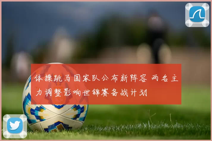 体操跳马国家队公布新阵容 两名主力调整影响世锦赛备战计划