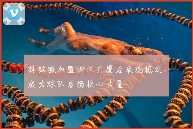 孙铭徽加盟浙江广厦后表现稳定,成为球队后场核心力量